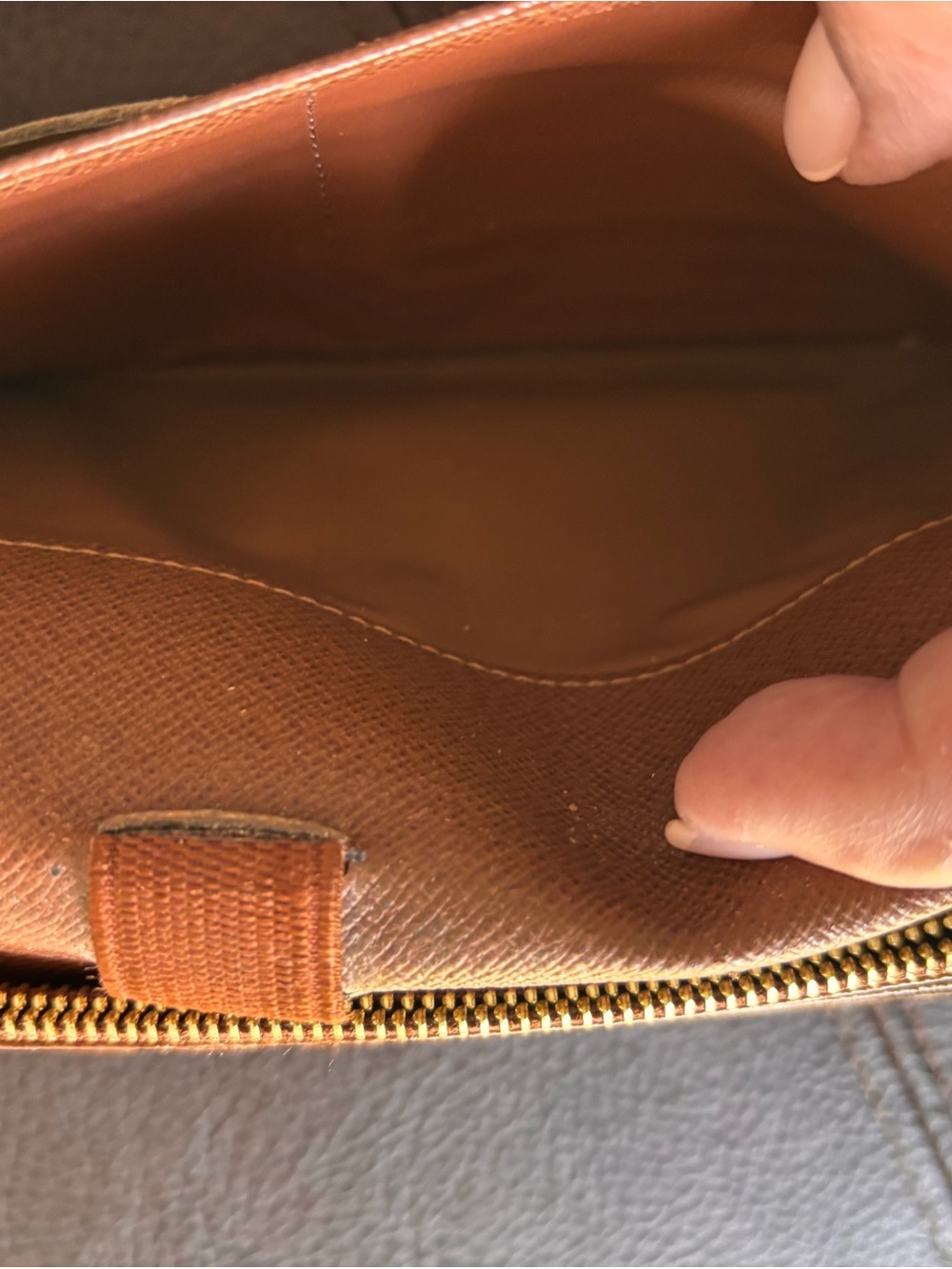 Louis Vuitton Monogram Canvas Brown & Gold Zip Wallet - Picture 7 of 16